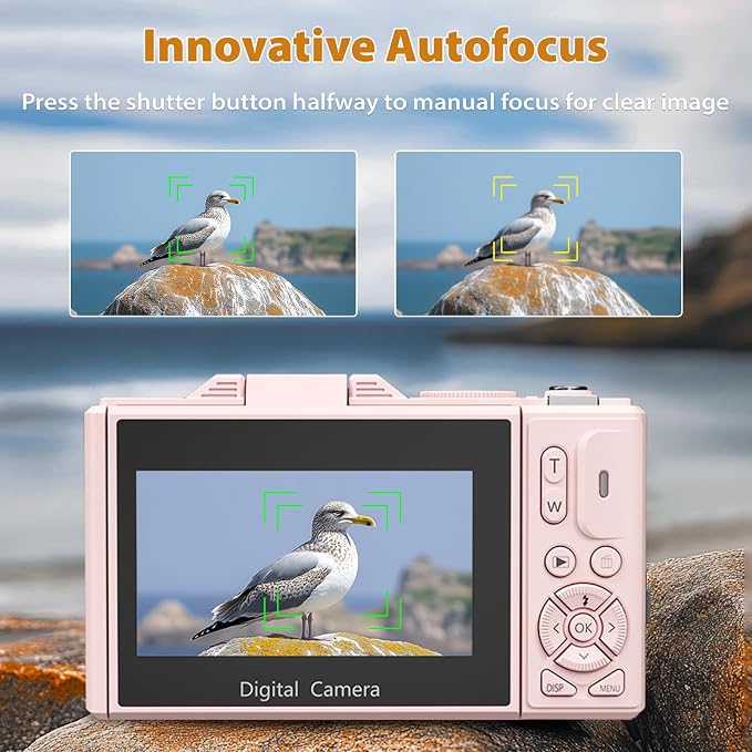 4K Digital Camera for Photography, 64MP Compact Vlogging Camera - Image 5