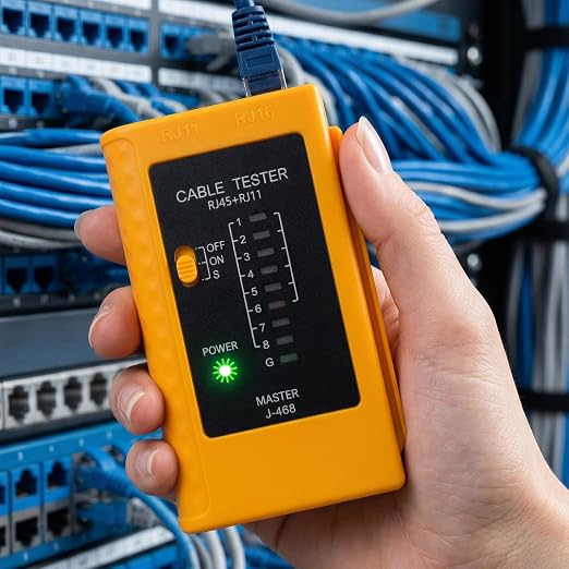 Network Cable Tester for RJ11/RJ12/RJ45, LAN Ethernet Tester for Cat5 Cat5e - Image 7