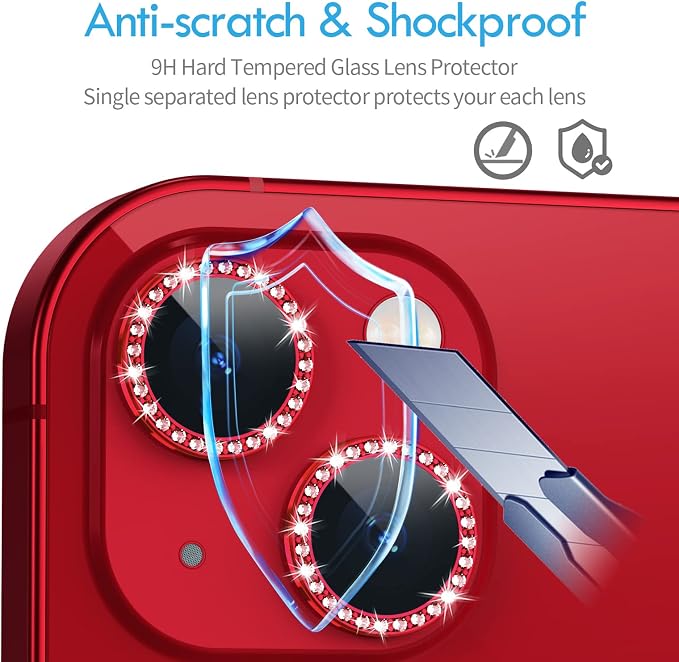 Bling Diamond Individual Camera Lens Protector - Image 3