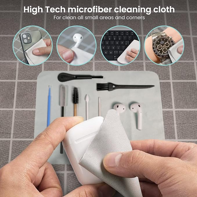MUIIGOOD Airpods Cleaner Kit 221 Pcs Earbud Cleaning Putty Remove Ear Wax Phone - Image 6