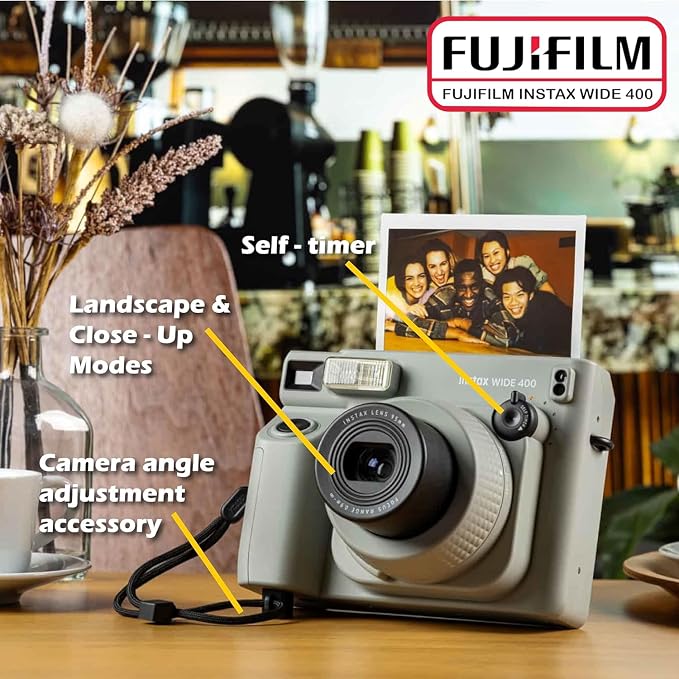 Fujifilm Instax Wide 400 Instant Camera + INSTAX Wide Film + Shutter - Image 7