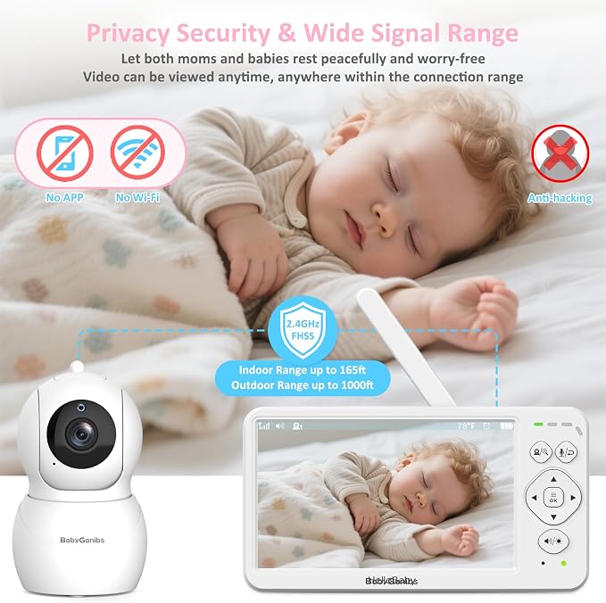 6" Big Screen Baby Monitor - Image 3