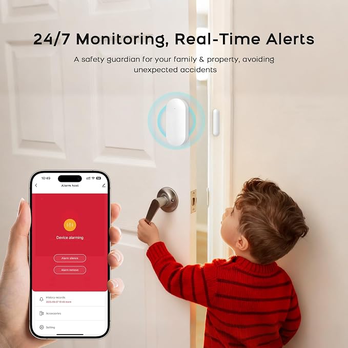 2026 Home Security System, 7-Piece Wireless Smart Alarm System Kit - Image 5