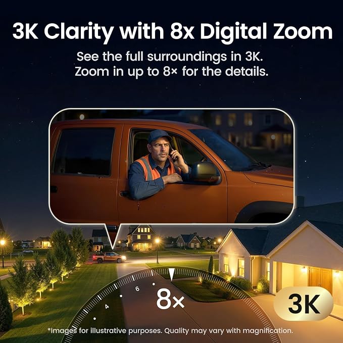 aosu T2 Pro Security Cameras Wireless Outdoor, 3K Dual Cam No Blind Spot - Image 5
