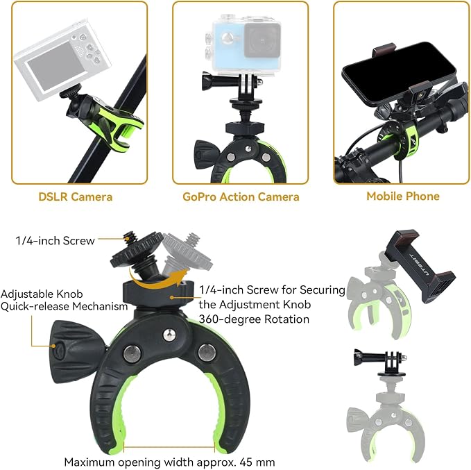 UTEBIT Super Clamp Camera Mount Kit - Image 3