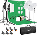 EMART 8.5 x 10 ft Backdrop Support System, Professional Photography Lighting Kit by EMART
