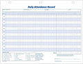 Adams Daily Attendance Record, 8.5 x 11 Inches, 3-Hole Punched by TOPSProducts
