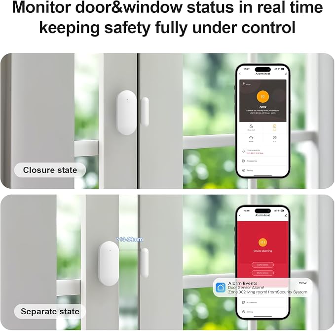 Alarm System for Home Security, Phone App Control, Real-Time Alert, Auto Alarm - Image 2