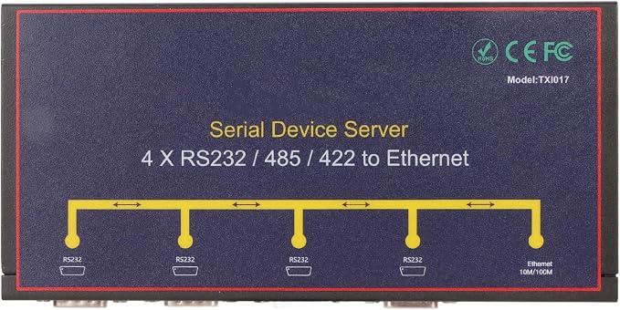 Zyyini 4-Port Serial Device Server Converter, RS232/RS485/RS422 to Ethernet - Image 8