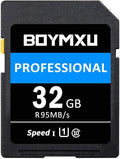 32GB Memory Card, BOYMXU Professional 1000 x Class 10 UHS-I U3 Card Compatible by BOYMXU