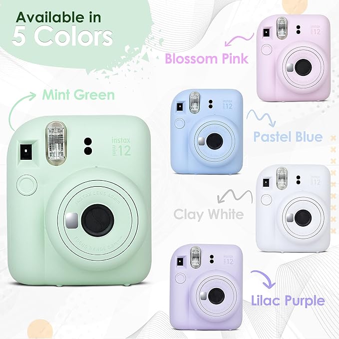 Fujifilm Instax Mini 12 Instant Camera Lilac Purple and Fuji Film Value Pack - Image 7