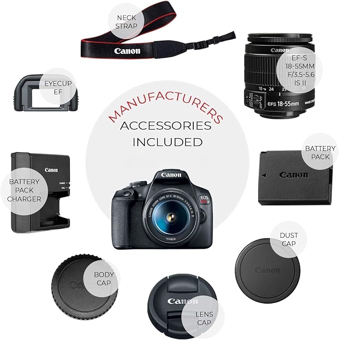 Canon EOS Rebel T7 DSLR Camera - Image 8