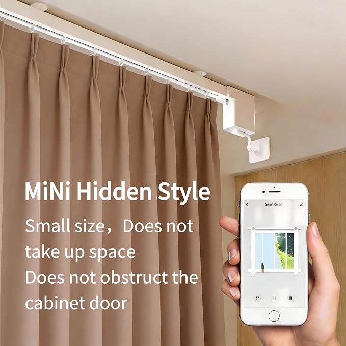 Mini WiFi Motor with Plug for Smart Curtain Track System, Automatic Ceiling - Image 5