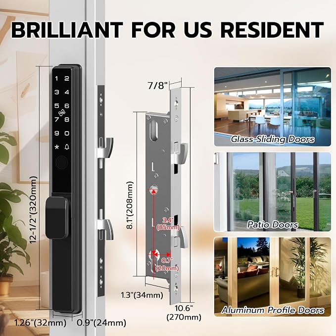 Sliding Door Lock, Smart Door Lock - Image 2
