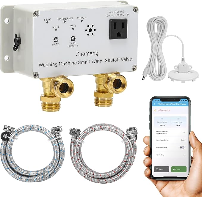 WiFi Smart Water Shutoff Valve by Zuomeng