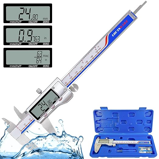 Digital Caliper, Vernier Caliper Measuring Tool by Louisware