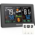 Newentor Weather Station Wireless Indoor Outdoor Thermometer, Color Display by Newentor