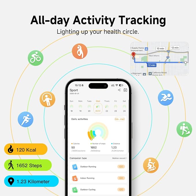 Smart Bracelet, Subscription-Free 24/7 Health Tracking, Heart Rate, HRV & Sleep - Image 7