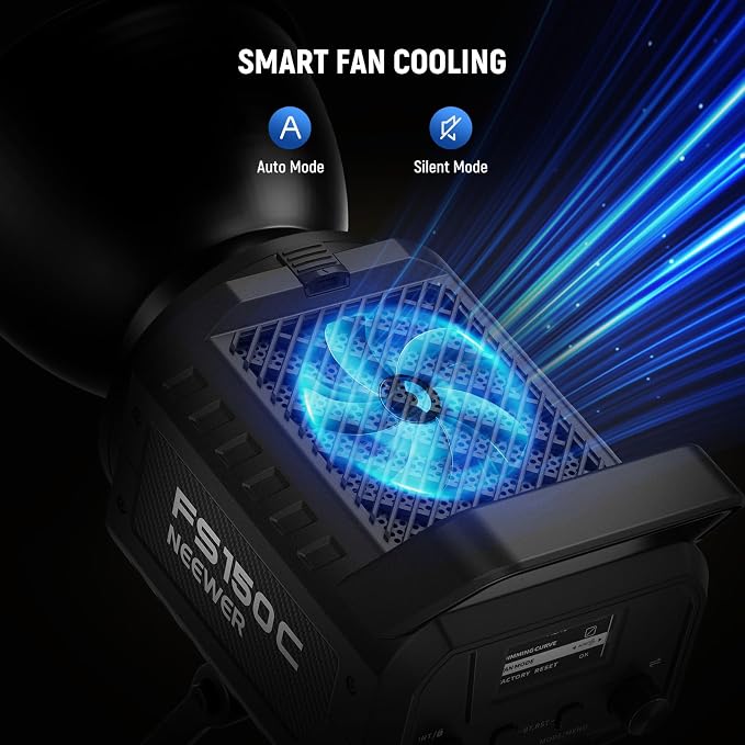 NEEWER 130W RGB LED Video Light APP/2.4G Control 17 Effects, 2500-7500K - Image 7