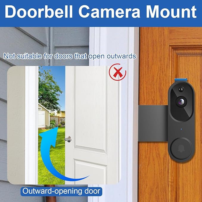Anti-Theft Doorbell Mount No Drill Compatible - Image 6