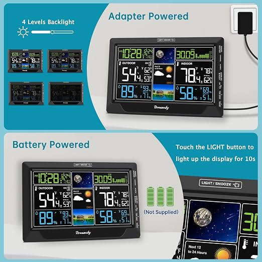 DreamSky Weather Station Indoor Outdoor Thermometer Wireless - Image 6