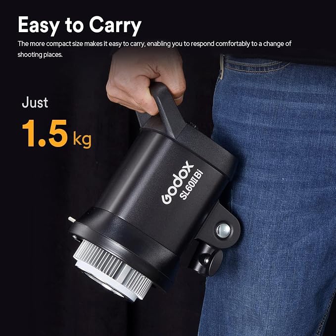 Godox SL60IIBi Bi-Color LED Video Light 75W, 2800K-6500K, CRI96+ TLCI97+ - Image 5