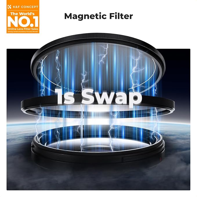 K&F Concept Magnetic 58mm Circular Polarizer Filter - Image 2