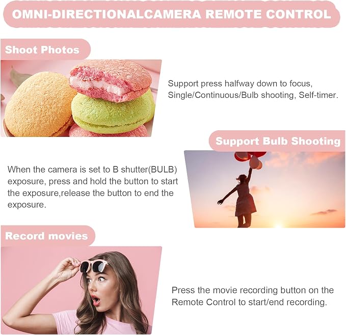 Remote Control for Fujifilm Camera, USB-C Rechargeable Wireless Shutter Release - Image 5