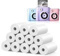 12 Rolls MIARALA Instant Print Kids Camera Paper Roll Refill, HD Print Camera by MIARALA