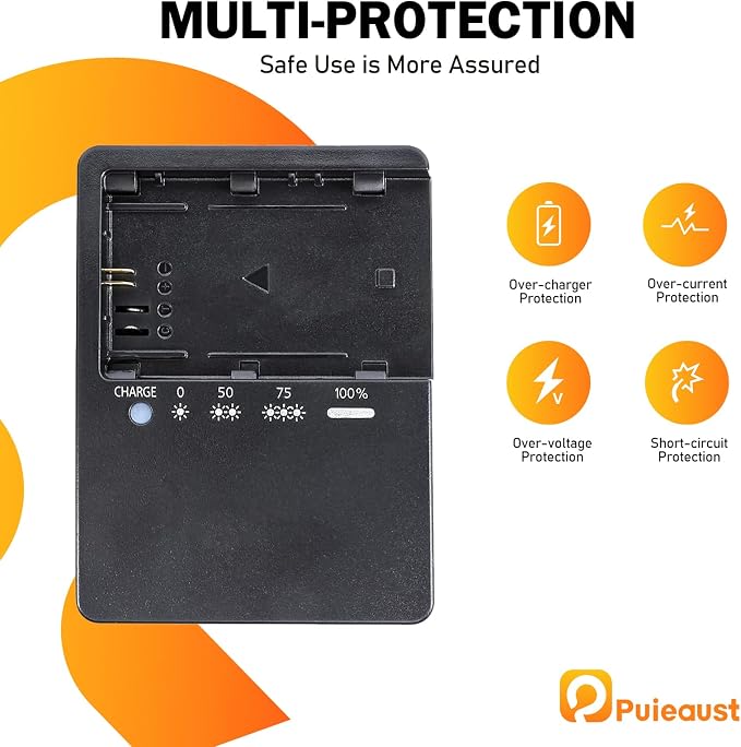 LP-E6 Charger for Canon LC-E6 LC-E6E LC-E6N LP-E6NH Battery EOS 90D 80D 70D 60D - Image 4