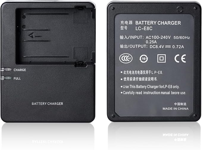 LC-E8 LP-E8 Battery Charger for LC-E8C LC-E8E Battery Compatible - Image 4