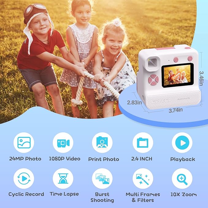 Kids Camera Instant Print, Christmas Birthday Gifts - Image 2