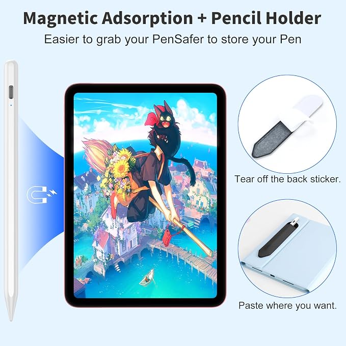 Stylus Pen for iOS&Android Touch Screens, Active Pencil for Samsung, Smart - Image 3