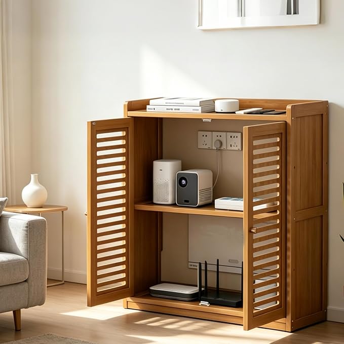 WiFi Router Storage Cabinet by Unknown