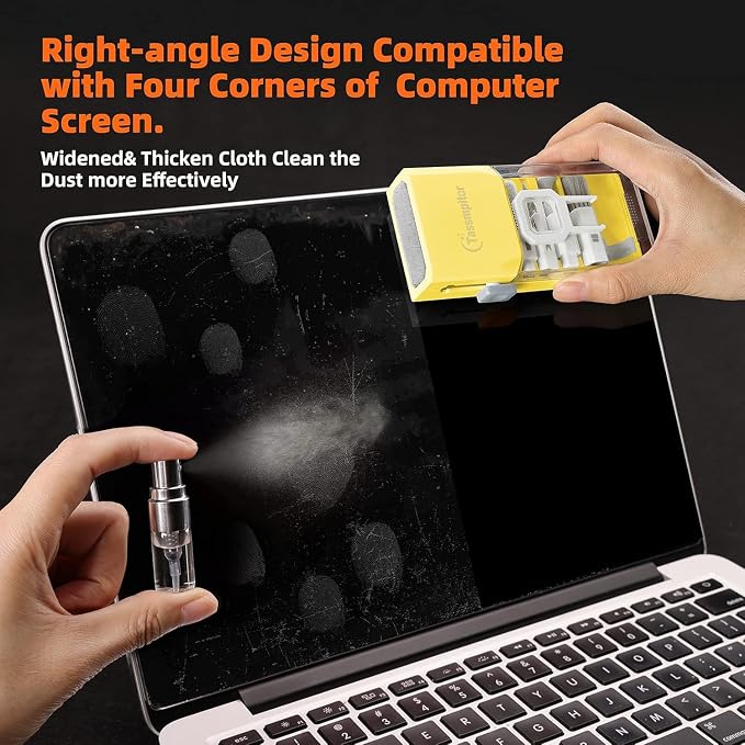 Tassmpitor Laptop Screen Keyboard Cleaner Kit, All in 1 Electronics Cleaning - Image 3
