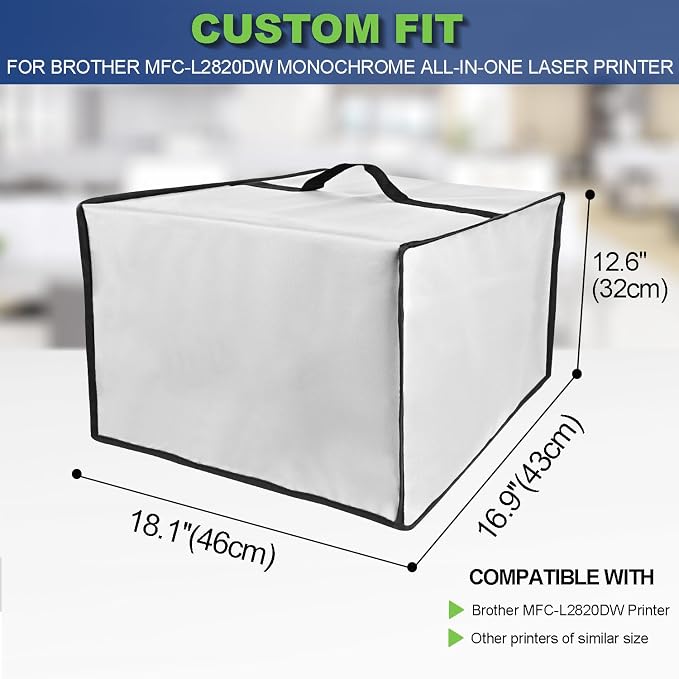Printer Cover for Brother, Waterproof Anti-Static Thick Dust Cover, Printer - Image 2
