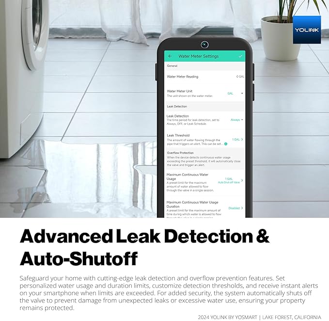 YoLink FlowSmart All-in-One: Smart Water Meter & Shutoff - Image 3