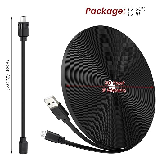 weishan 30ft USB C Cable Compatible - Image 8