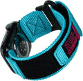 Nereides Compatible with Apple Watch Band Ultra 3/2/1, Nylon Sports Strap with by NEREIDES