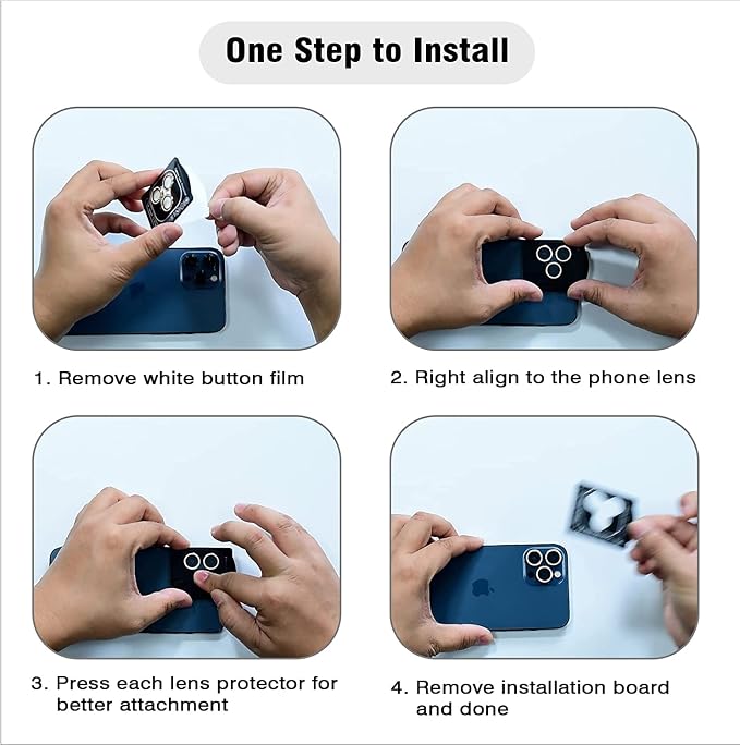 Bling Diamond Individual Camera Lens Protector - Image 4
