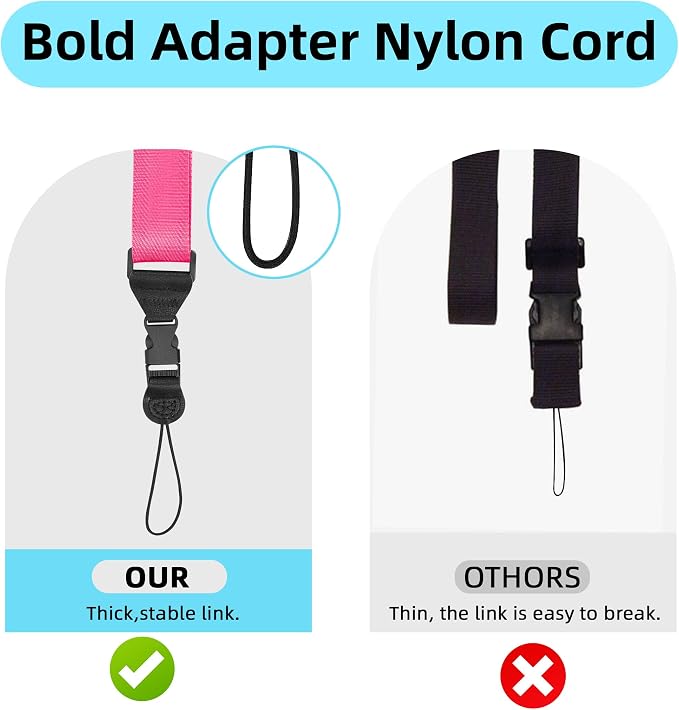 Adjustable Shoulder Strap:Comfortable iPad Strap Nylon Neck Lanyard - Image 3