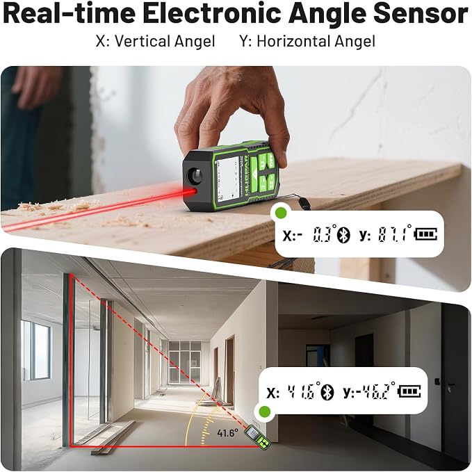 Huepar 200Ft Laser Measuring Tool - Image 8