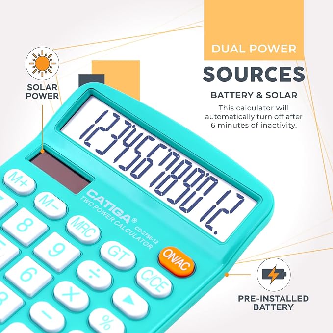 CATIGA Desktop Calculator 12 Digit - Image 4