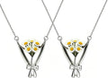 Wearable Flower Vase Necklace for Women, DIY Flower Bouquet Pendant Floral by Seeyozz