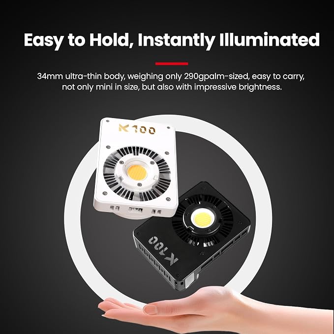 Walking Way 100W Led Video Camera Light Kit, 2800K-6800K Bi-Color Continuous - Image 4