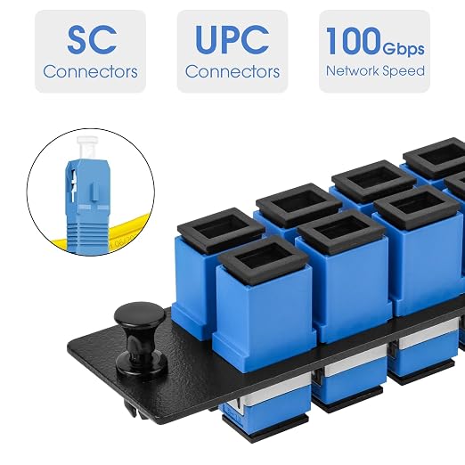12 Simplex SC/UPC Fiber Patch Panel - Image 2