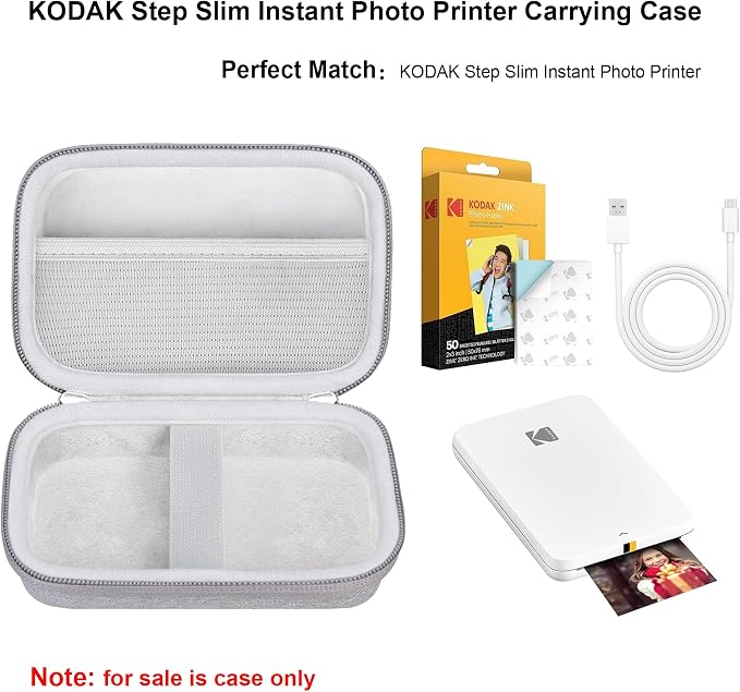 Elonbo Carrying Case for KODAK Step Instant Smartphone Photo Printer, Portable - Image 2