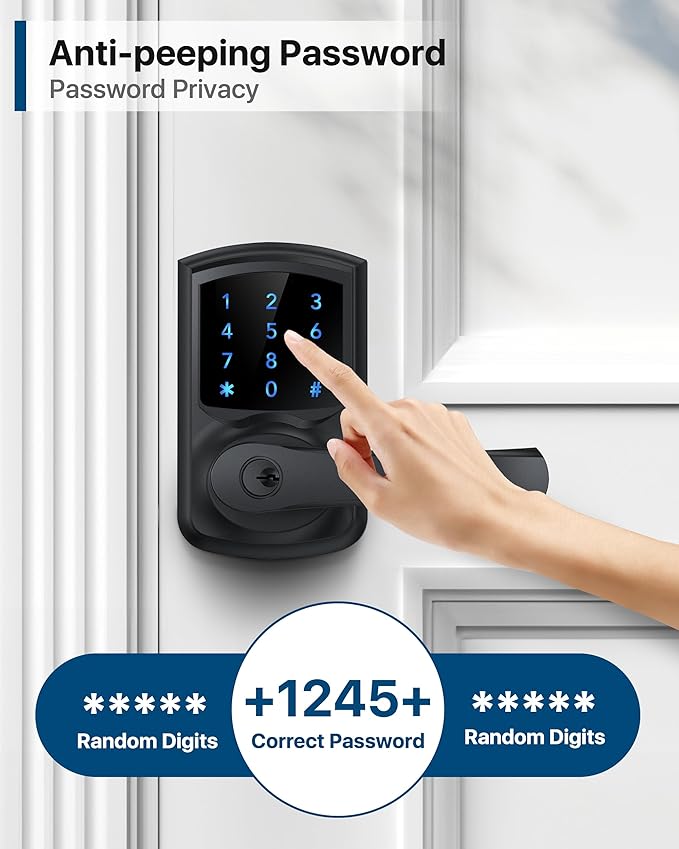 HIDALIFE Keyless Entry Door Lock, Keypad Door-Lock - Image 8
