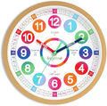 Roymnie Wall Clock Battery Operated 10 Inch Silent Non Ticking Teaching Clock by Unknown