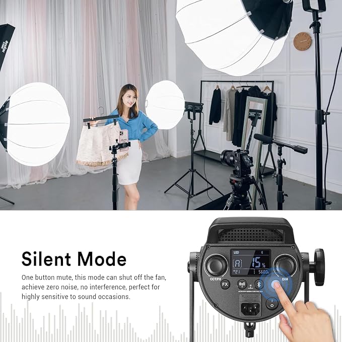 Godox SL150III 160W LED Video Light, 600Lux SL150W LED Continuous Light - Image 6